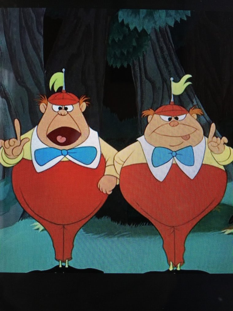 Алиса в стране чудес Труляля