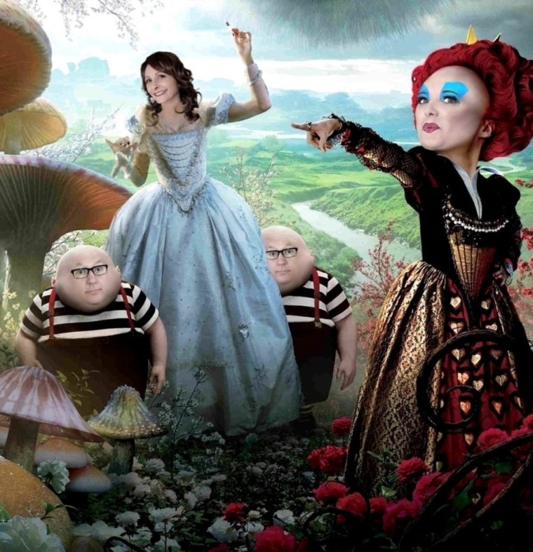 Алиса в стране чудес тим Бертон