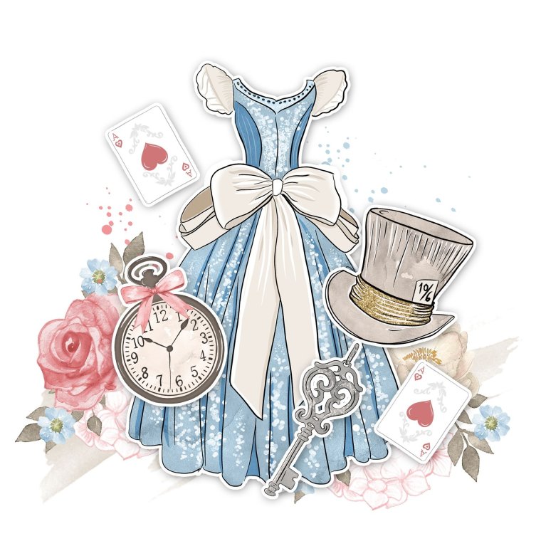 Элементы для скрапбукинга женский