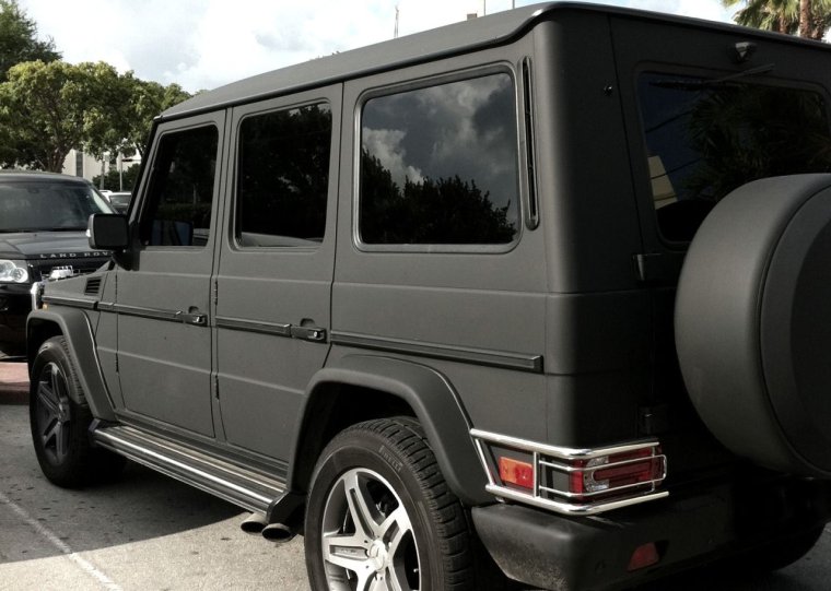 Mercedes Benz g55 AMG черный матовый