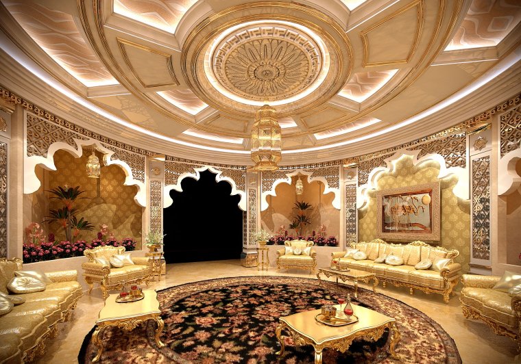 Роскошный зал