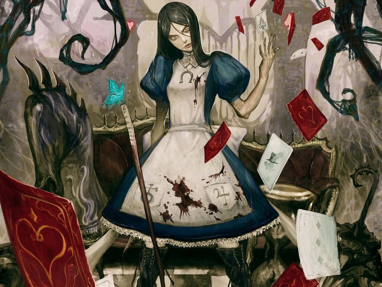 Alice Madness Returns статуя Алисы