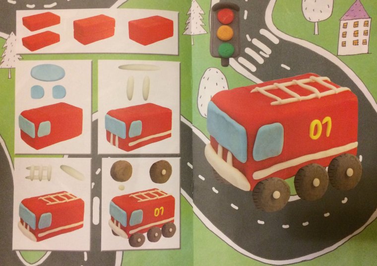 Бетономешалка из пластилина