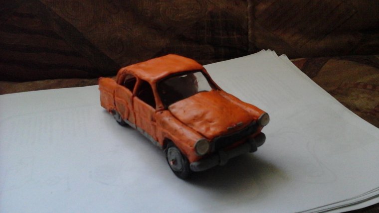 Авто из пластилина