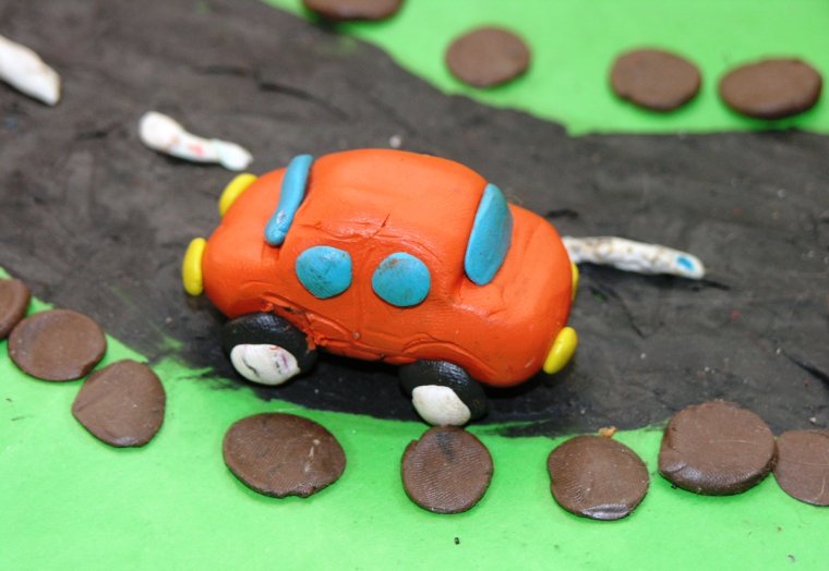 Пластилин машинки