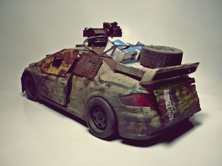 Машина из пластилина ВАЗ