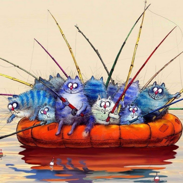 Голубые коты Ирины Зенюк