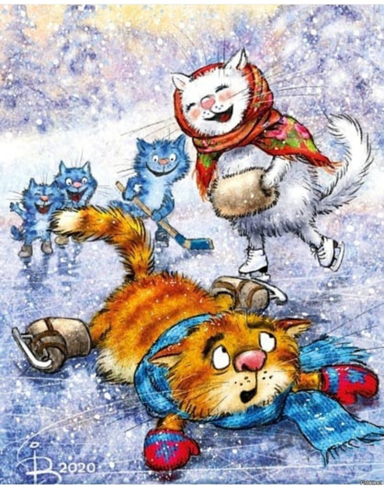 Коты Минской художницы Ирины Зенюк