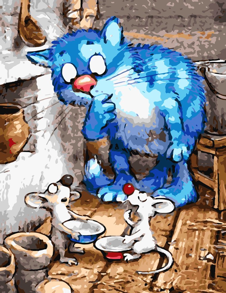 Синий кот Зенюк