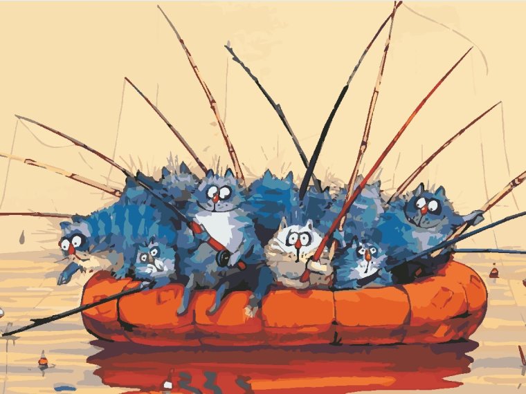 Голубые коты Ирины Зенюк