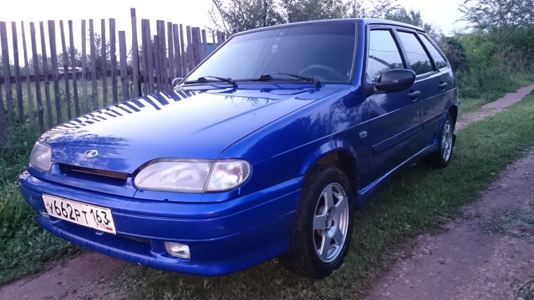 ВАЗ 2114 синяя