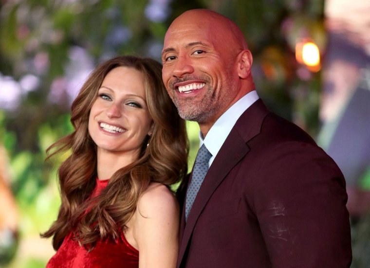 Дуэйн Джонсон и Лорен Хашиан