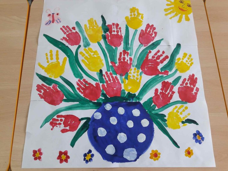 Рисование Цветочная Поляна