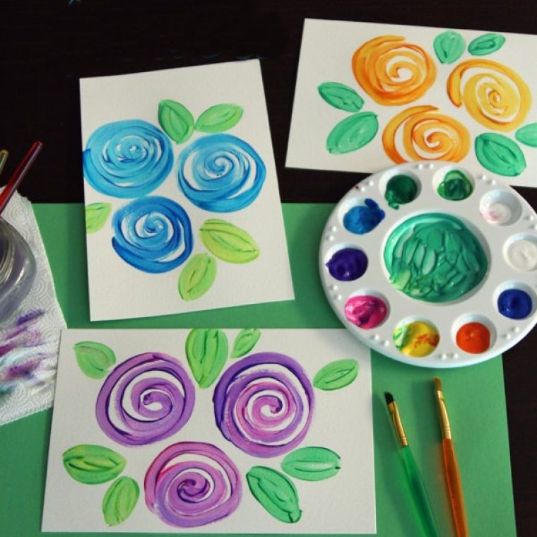 Изо подарок маме