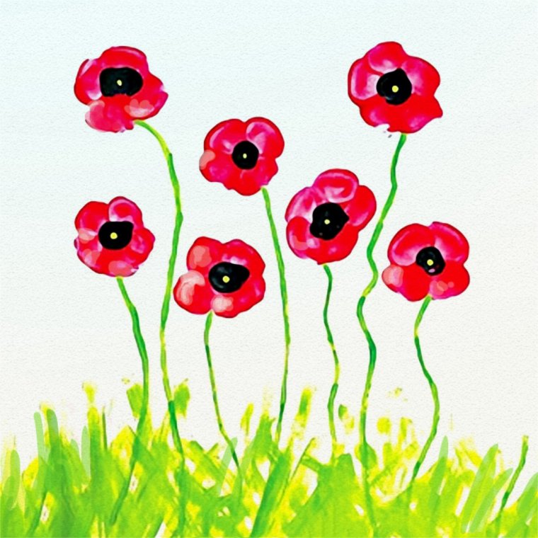 Рисование маки старшая группа