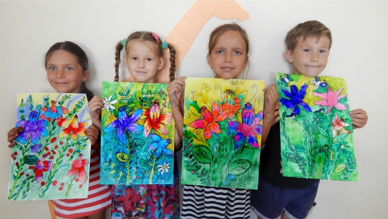 Аппликация кувшинка