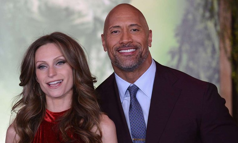 Лорен Хэшиан и Дуэйн Джонсон