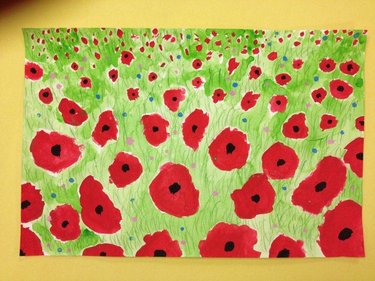 Коллективное панно бабочки