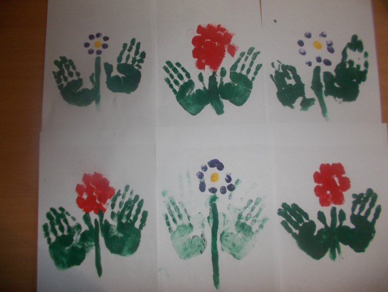 Рисование краскам для малы