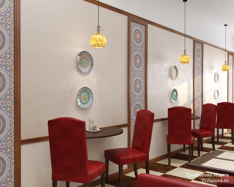 Столовая в Восточном стиле