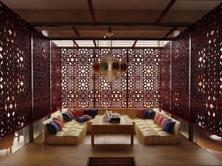 Перегородка в Восточном стиле