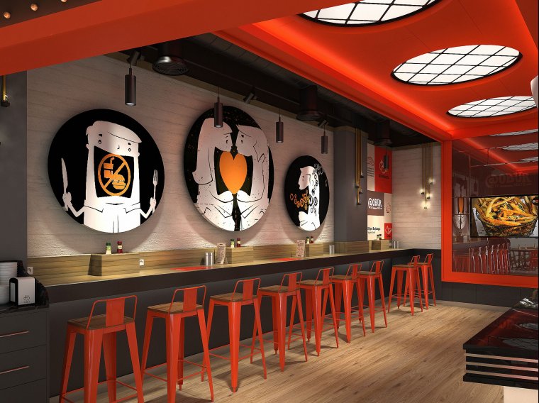 Дизайн реклама турецкий кафе