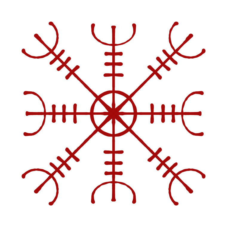 Шлем ужаса Агисхьяльм руны