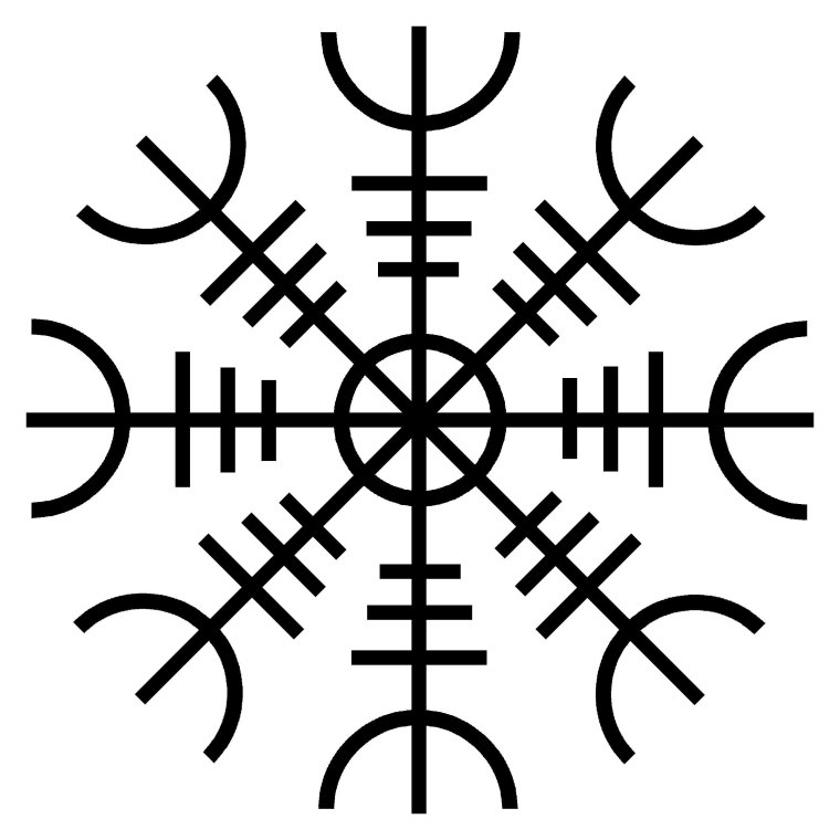 Оберег шлем ужаса Агисхьяльм