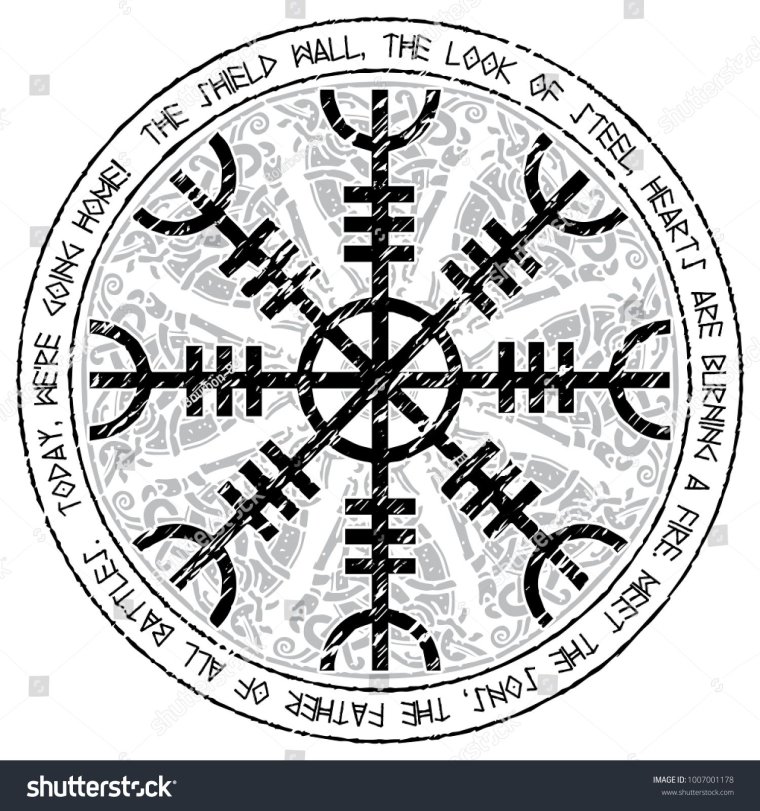 Шлем смерти руническая