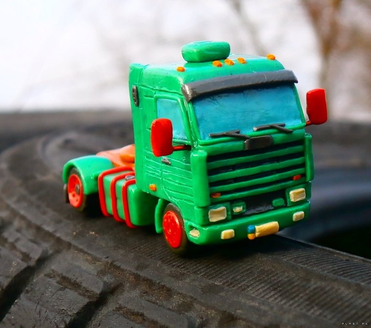 Лепка машинка