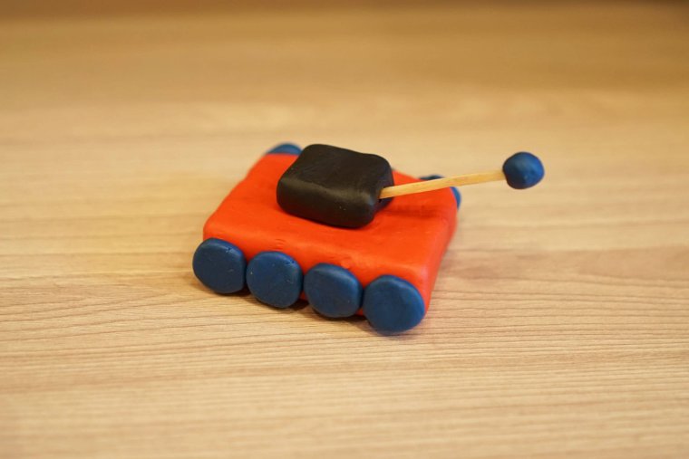 Лепка танка