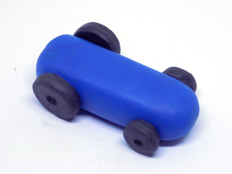 Машинки из пластилина