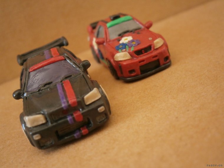 Машина из пластилина