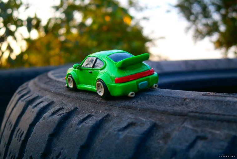 Порше 911 из пластилина