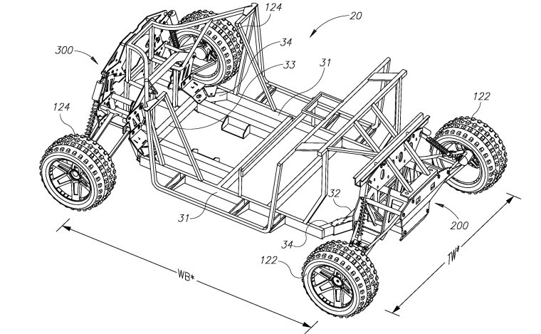 Багги Полярис 800 чертеж