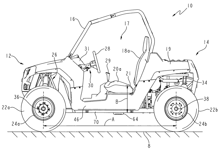 Квадроцикл CF Moto 500 чертеж
