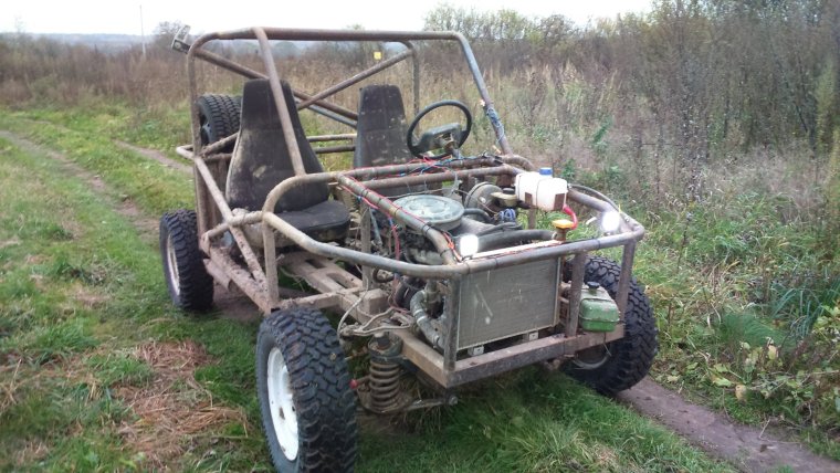 Квадроцикл из ВАЗ 2121 Нива