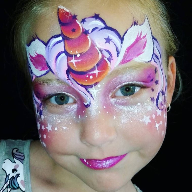 Маски для аквагрима для девочек