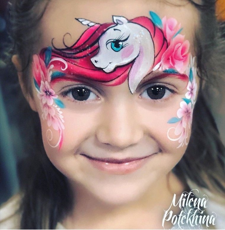 Аквагрим Единорожка