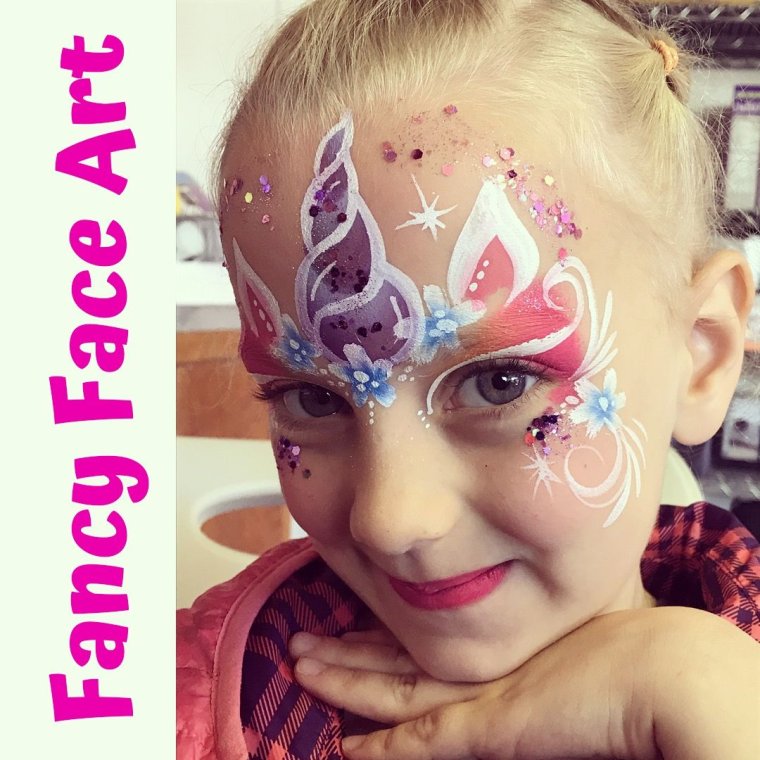 Аквагрим собака для девочки