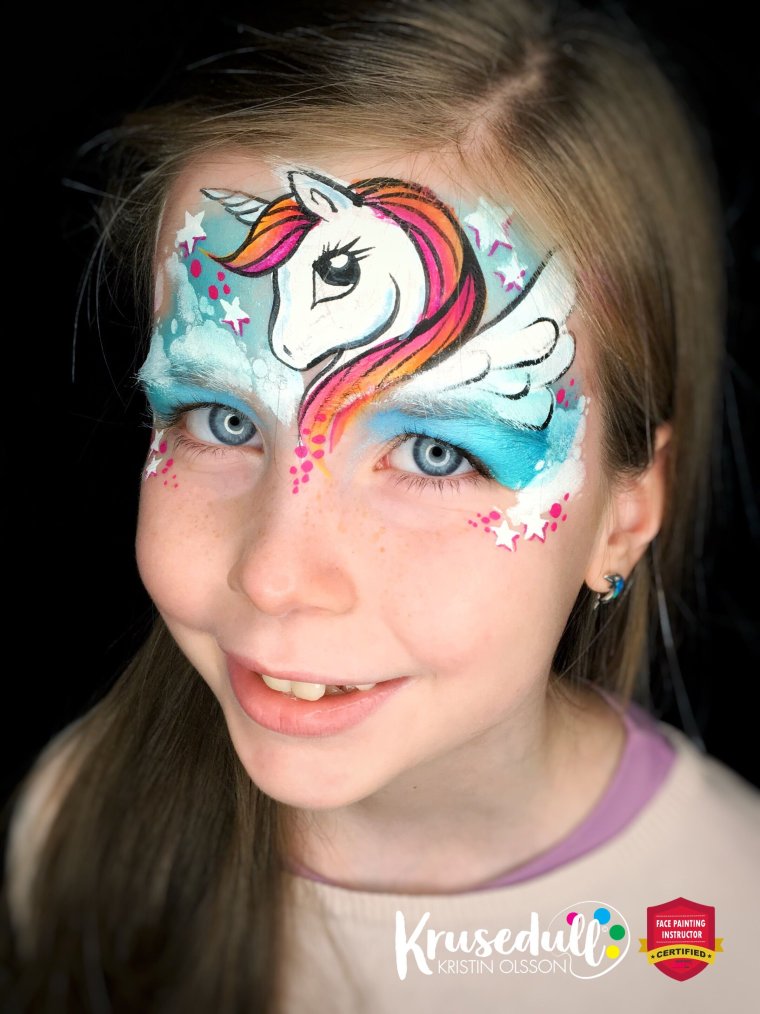 Макияж единорога