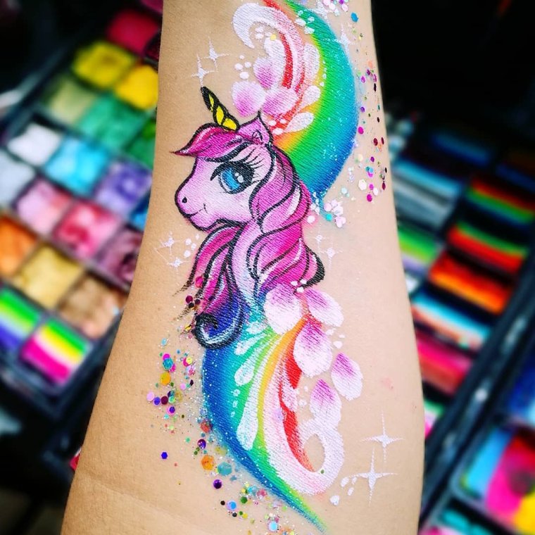 Аквагрим Единорожка