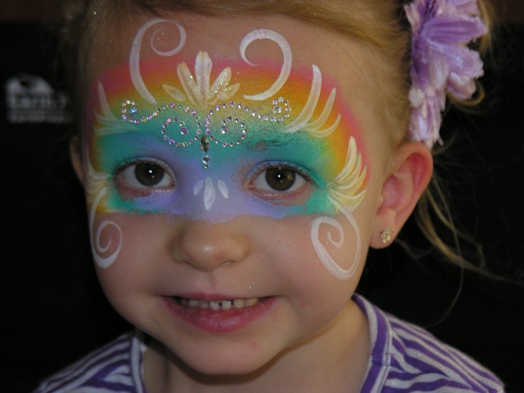 Грим единорога детям