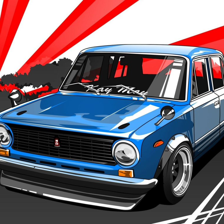 Мультяшные Жигули