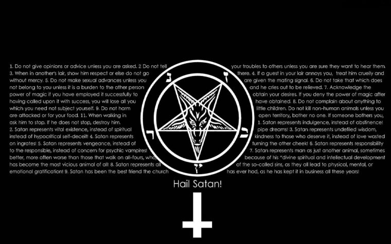 Обои на рабочий стол сатанизм