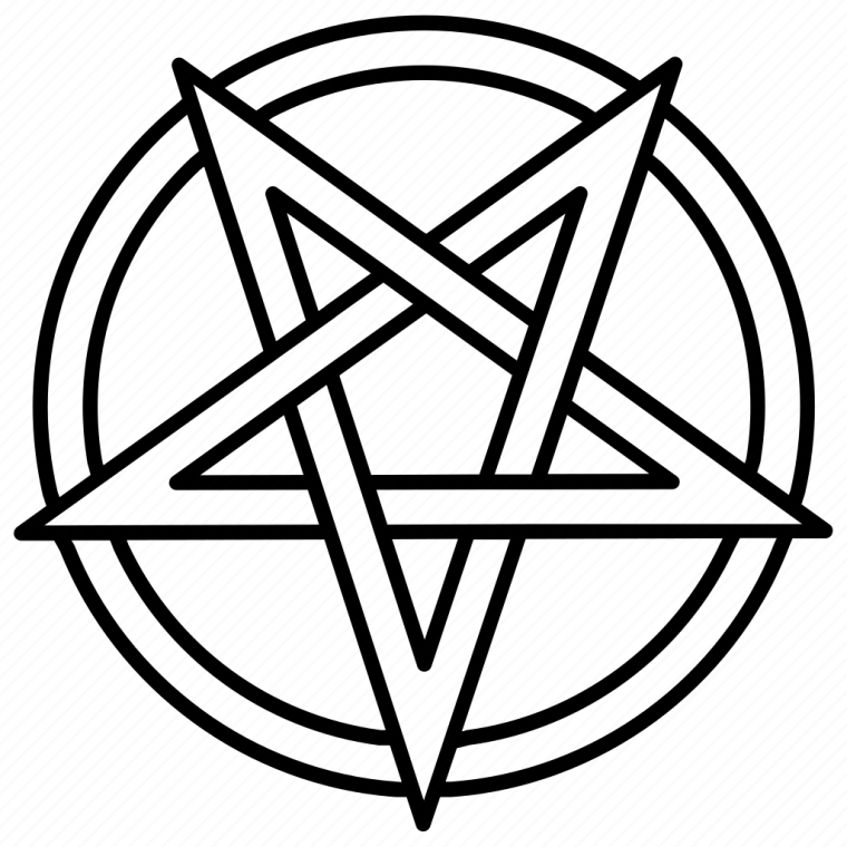 Пентаграмма Перевернутая звезда