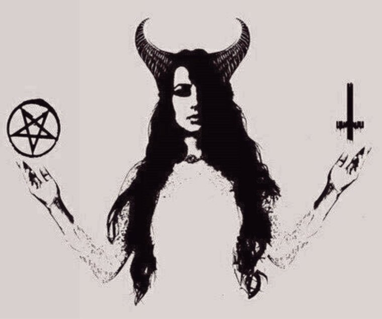 Сатанинские картинки для срисовки