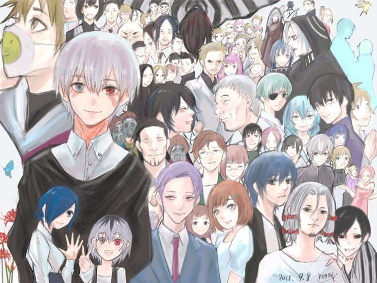 Токийский гуль все персонажи