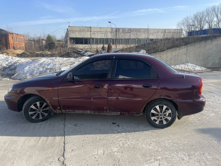 Шевроле Ланос синий