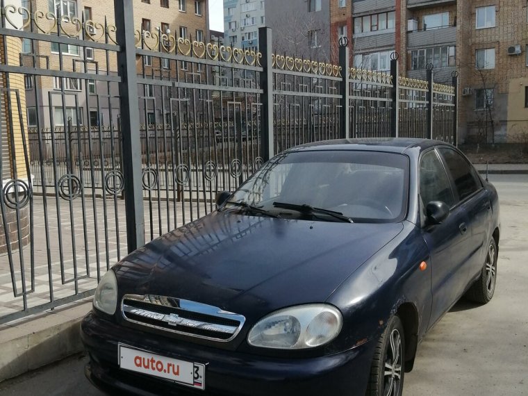 Шевроле Ланос 2008 красный